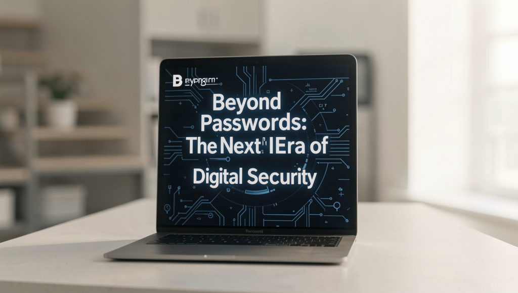 Professional editorial photo illustrating digital security advancements in a modern environment.