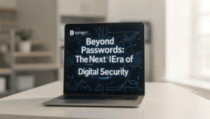 Professional editorial photo illustrating digital security advancements in a modern environment.