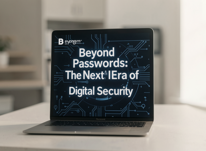 Professional editorial photo illustrating digital security advancements in a modern environment.