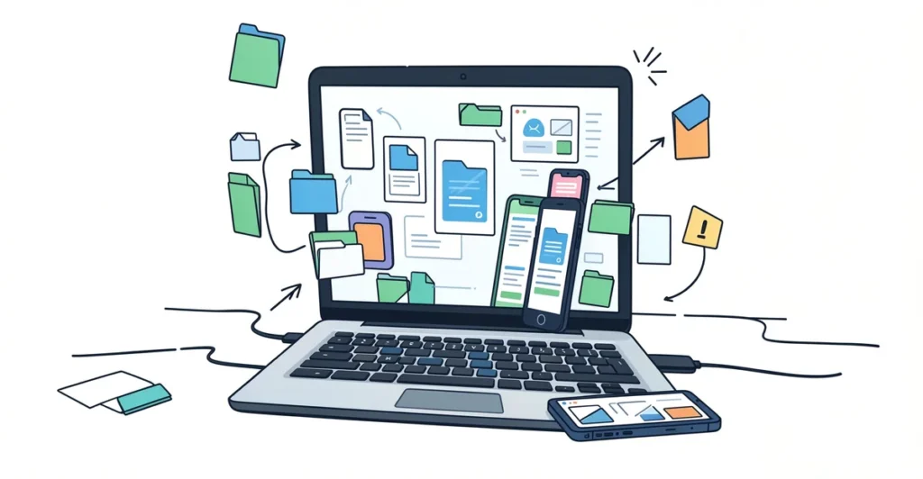 Featured image: Professional featured image for: Digital Clutter: the Invisible Files Filling Your Devices: Everythi