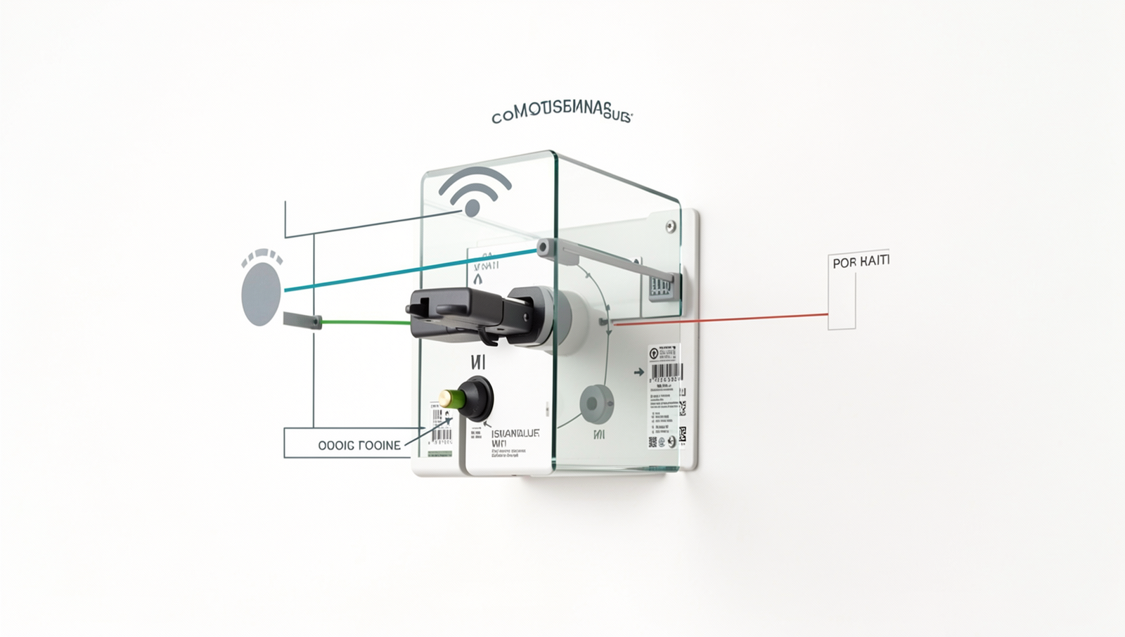 Detailed diagram illustrating various interference sources affecting WiFi connections.