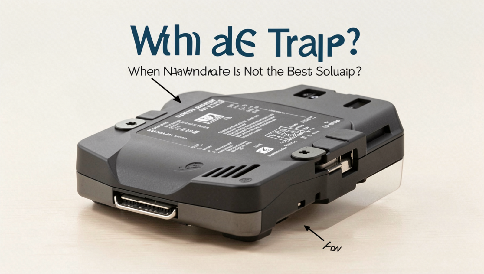 Illustration explaining the tech upgrade trap concept in a clear and educational manner.