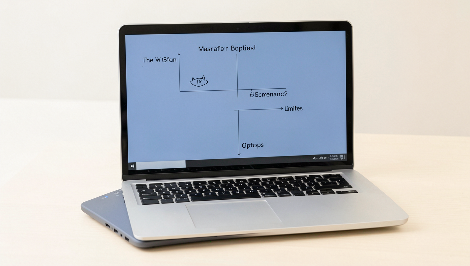 Diagram illustrating common performance limits in modern laptops, including CPU, GPU, and thermal throttling.