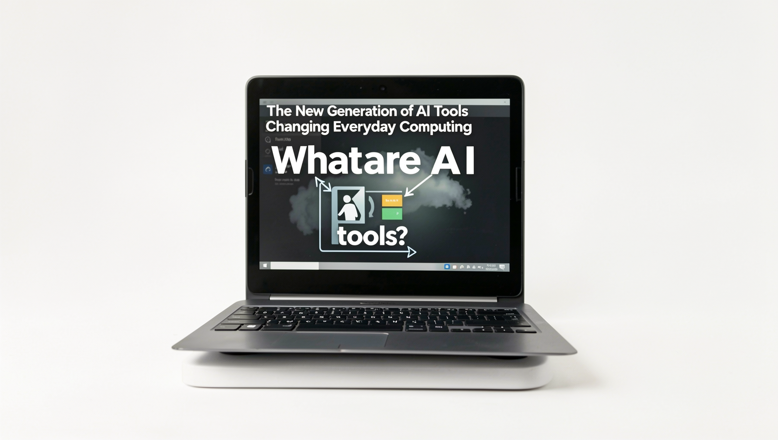 Detailed diagram illustrating various AI tools used in everyday computing.