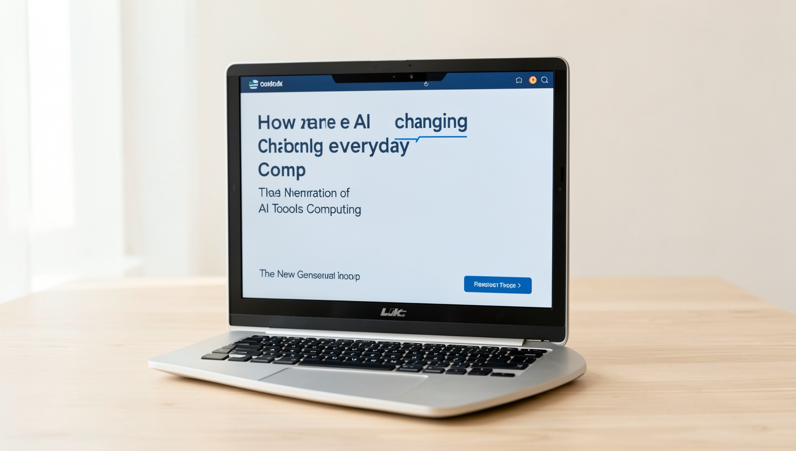 Diagram illustrating AI tools transforming everyday computing tasks and workflows.