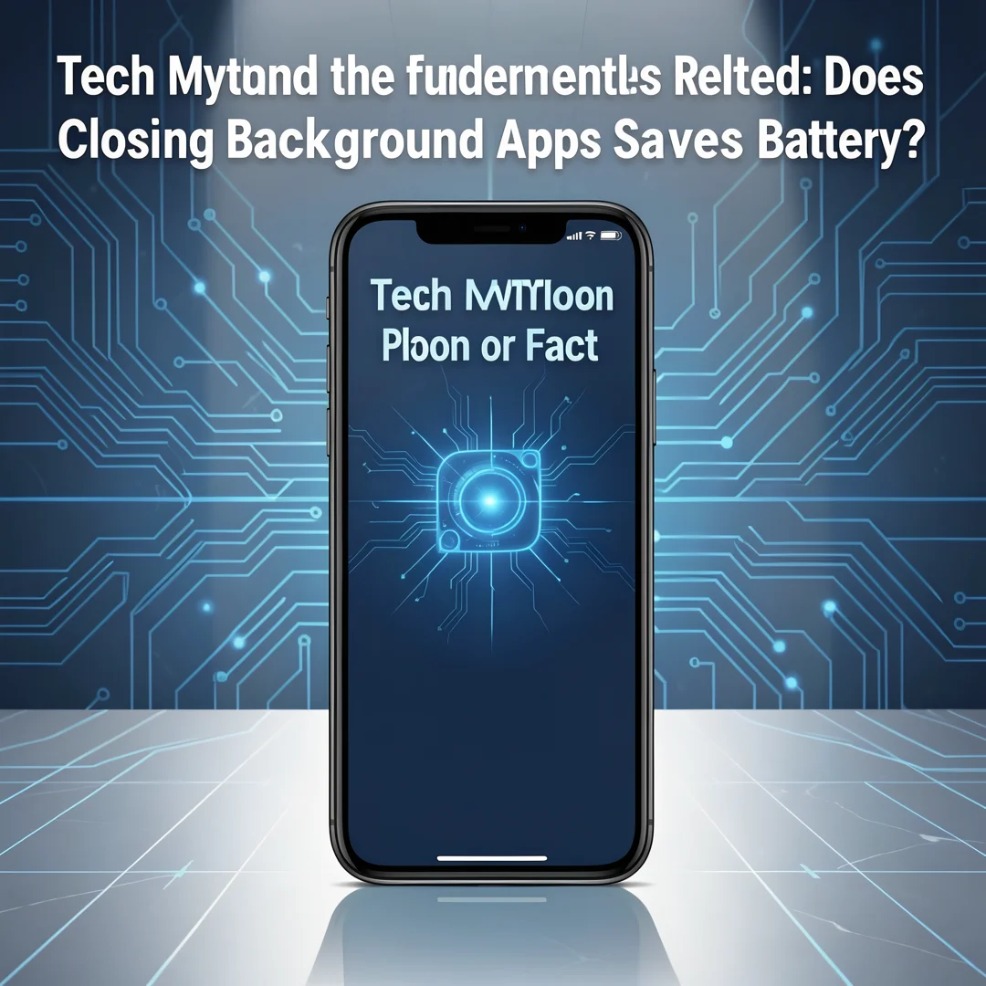 Step 1: Illustration for step: Understand the fundamentals related to Tech Myth or Fact: Does Closing Backgr