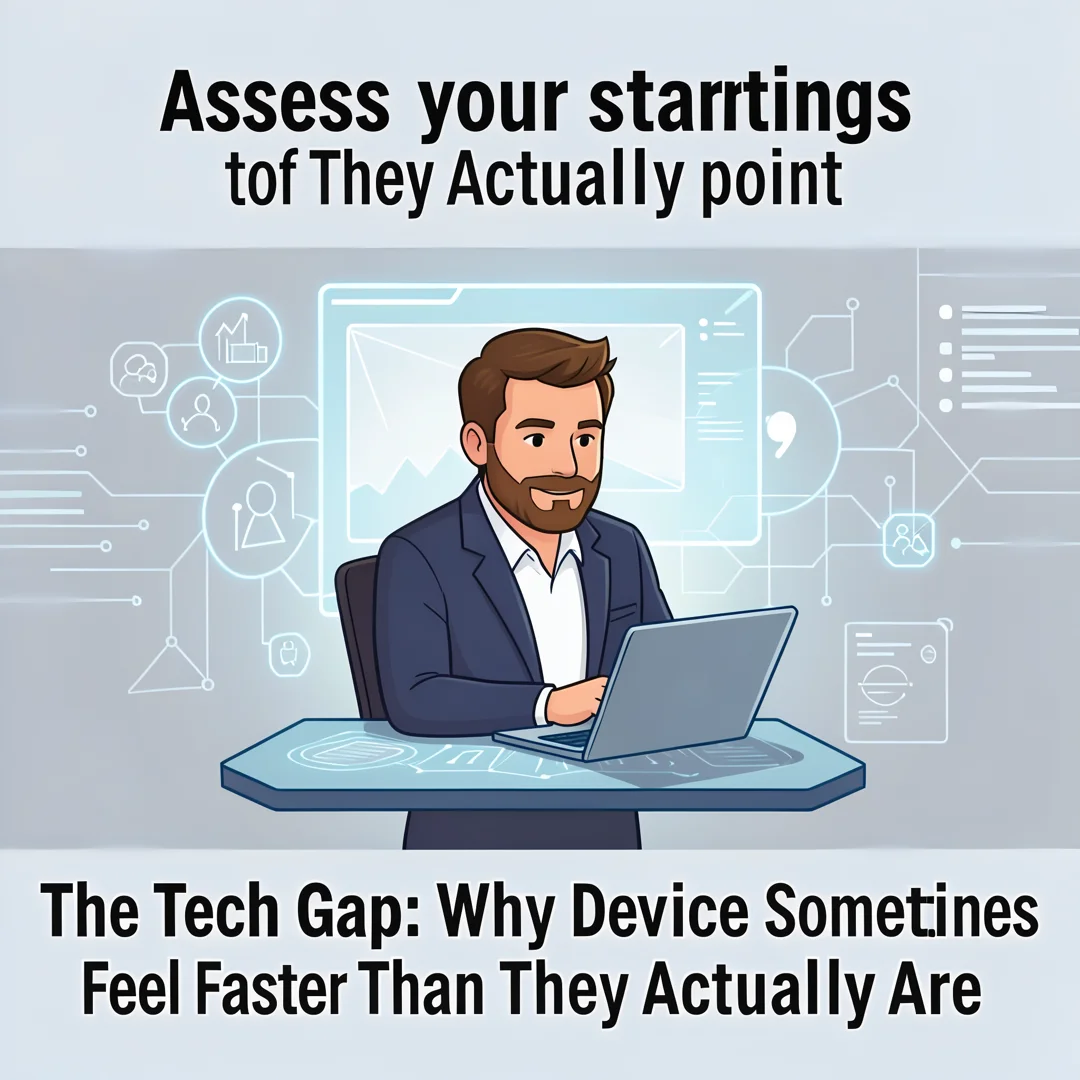 Step 2: Illustration for step: Assess your starting point related to The Tech Gap: Why New Devices Sometimes