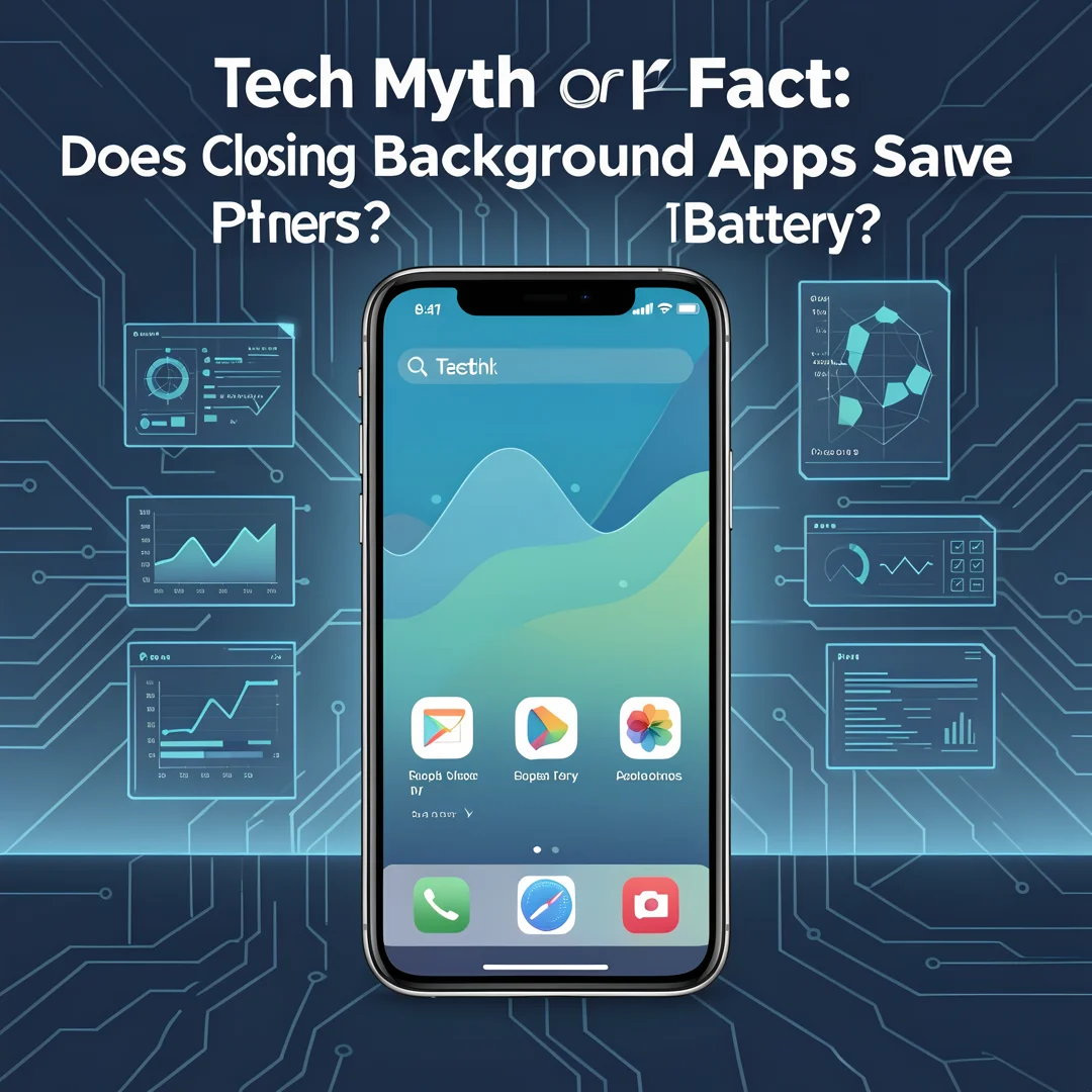Step 4: Illustration for step: Gather necessary resources related to Tech Myth or Fact: Does Closing Backgro