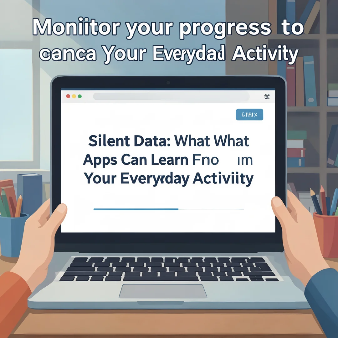 Step 6: Illustration for step: Monitor your progress related to Silent Data: What Apps Can Learn From Your E