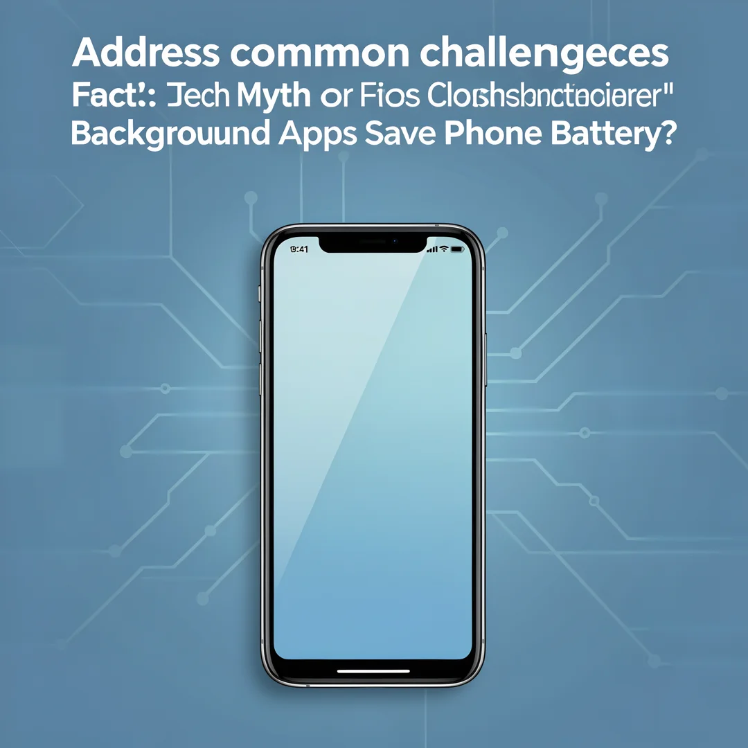 Step 7: Illustration for step: Address common challenges related to Tech Myth or Fact: Does Closing Backgrou